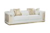 Picture of [FLOOR MODEL CLEARANCE]ANCONA 2 Seater Velvet Sofa (Beige)