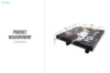 Picture of [FLOOR MODEL CLEARANCE]LUCIANO 100 Microcrystalline Stone Top Square Coffee Table (Dark)