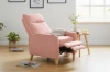 Picture of [FLOOR MODEL CLEARANCE] FINLEY Push Back Reclining Chair /Recliner (Pink)