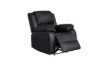 Picture of [FLOOR MODEL CLEARANCE] MARVIN 1 Seat Recliner Chair  (1R) Air Leather Manual Reclining Sofa Range (Black)