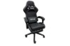 Picture of TURBO 360° Swivel Height-Adjustable Gaming Chair with Reclining Backrest, Lumbar Support & Footrest (Black) - with Logo