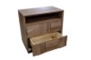 Picture of MERIDIAN 2-Drawer Bedside Table with 3D Panel Design