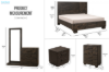 Picture of RIDHELINE Genuine Wood Veneer Bedroom Combo Set - 6PC Queen