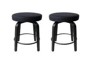Picture of LUKE H59 360° Swivel Counter Stool (Dark) - 2 Chairs in 1 Carton