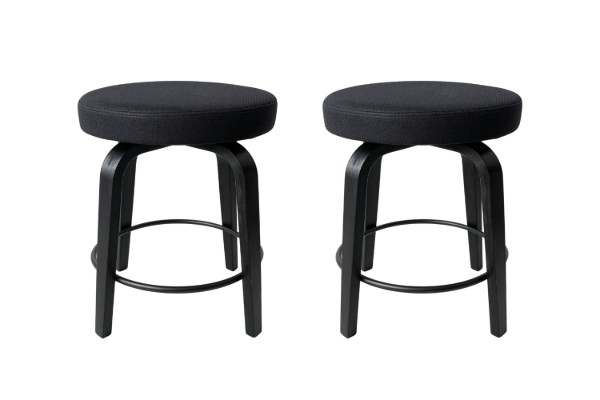 Picture of LUKE H59 360° Swivel Counter Stool (Dark) - 2 Chairs in 1 Carton