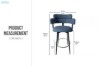 Picture of VIORA H108 360° Swivel Bar Chair with Footrest - 2 Chairs in 1 Carton