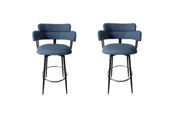 Picture of VIORA H108 360° Swivel Bar Chair with Footrest - 2 Chairs in 1 Carton