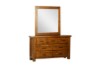Picture of [FLOOR MODEL CLEARANCE] FLINDERS 7-Drawer Solid Pine Wood Dresser with Mirror
