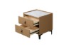 Picture of [FLOOR MODEL CLEARANCE]SHELL DREAM Sintered Stone 2-Drawer Bedside Table