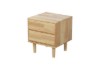 Picture of [FLOOR MODEL CLEARANCE] FOREST DREAM  Solid Rubberwood  2-Drawer Bedside Table (Straight leg)
