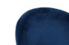 Picture of [FLOOR MODEL CLEARANCE]SOLIS Velvet Dining Chair with Wood Color Metal Legs (Blue)