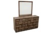 Picture of MERIDIAN 8-Drawer Dresser with 3D Panel Design & Beveled Mirror