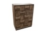 Picture of MERIDIAN 5-Drawer Tallboy with 3D Panel Design