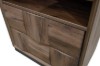 Picture of MERIDIAN Bedroom Combo Set in Queen Size with 3D Panel Design - 6PC Combo