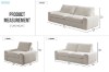 Picture of [FLOOR MODEL CLEARANCE]CAMERO Feather-Filled Fabric 1 Seater Sofa