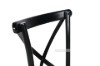 Picture of [FLOOR MODEL CLEARANCE] ALBION Solid Beech Cross Back Dining Chair with Rattan Seat (Black)