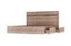 Picture of OAKFORD Bed Frame with Two Movable Storage Drawers - Queen Size