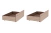 Picture of OAKFORD Bed Frame with Two Movable Storage Drawers - Queen Size