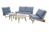 Picture of COASTAL 5PC Solid Acacia Wood Outdoor Lounge Set