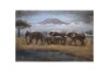 Picture of 399-005 3D Metal Wall Art (120x80cm) - Elephant