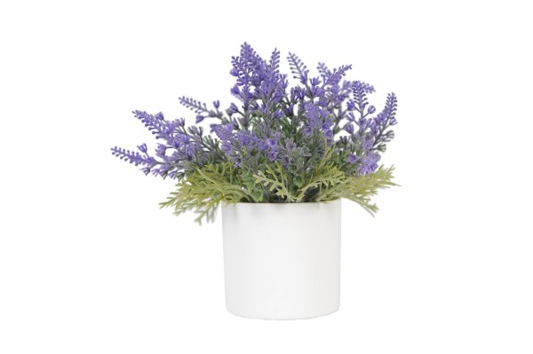 Picture of 394-007 Artificial Lavender Plant - H19cm