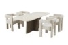 Picture of ASTON 201 5PC/7PC Marble Top Dining Set
