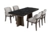 Picture of AUREN 213 5PC Marble Top Dining Set