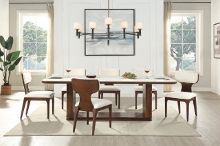 Picture of VISTA 240 Ceramic Top Dining Set - 7PC