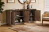 Picture of VISTA 4-Door Oak Veneer Console Table/Sideboard/Storage Cabinets