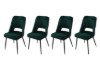 Picture of LIVIA Polyester Fabric Dining Chair (Dark Green)