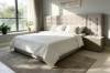 Picture of VELMONT Wingback Fabric Queen Size Bed Frame