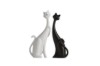 Picture of 359-003 Tabletop Decor Modern Abstract Cat Set
