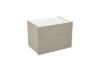 Picture of VELMONT 2-Drawer Sintered Stone Top Bedside Table