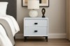 Picture of [FLOOR MODEL CLEARANCE] HOVER 2-Drawer Bedside Table (White)