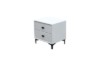 Picture of [FLOOR MODEL CLEARANCE] HOVER 2-Drawer Bedside Table (White)