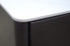Picture of SORENA 2-Drawer Sintered Stone Top Bedside Table (Dark Brown)