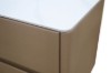 Picture of HALMON 2-Drawer Sintered Stone Top Bedside Table (Brown)