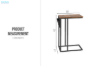 Picture of BRINLO Side Table (Brown)