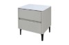 Picture of SORENA 2-Drawer Sintered Stone Top Bedside Table (Beige)