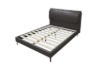 Picture of SORENA Genuine Leather Bed Frame in Queen/Super King Size (Dark Brown)