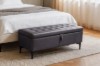 Picture of SORENA 110 Genuine Leather Bench with Storage (Dark Brown)