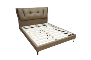 Picture of HALMON Genuine Leather Bed Frame - Queen Size