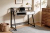 Picture of SEVKIN 1-Drawer 100 Desk with Shelf