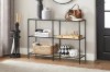 Picture of SORELL 100 3-Tier Glass Console Table