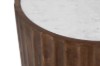 Picture of [FLOOR MODEL CLEARANCE]KASIA Mango Wood D89 Round Coffee Table With Marble Top