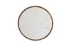 Picture of [FLOOR MODEL CLEARANCE]KASIA Mango Wood D89 Round Coffee Table With Marble Top
