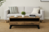 Picture of [FLOOR MODEL CLEARANCE]CALLA 2-Drawer Solid Acacia Wood Coffee Table