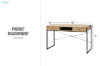 Picture of KARVEX 123 Desk with 2 Drawers & Open Shelf