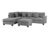 Picture of ROLLAND Reversible Sectional Sofa with Storage Ottoman