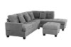 Picture of ROLLAND Reversible Sectional Sofa with Storage Ottoman